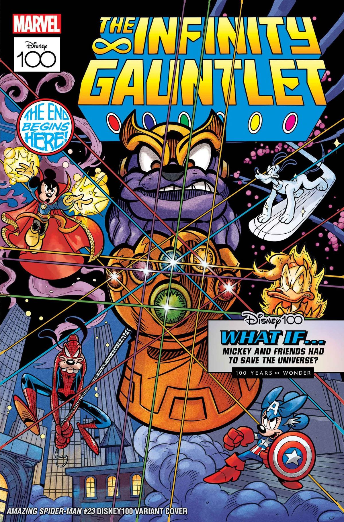 Disney 100 variant covers