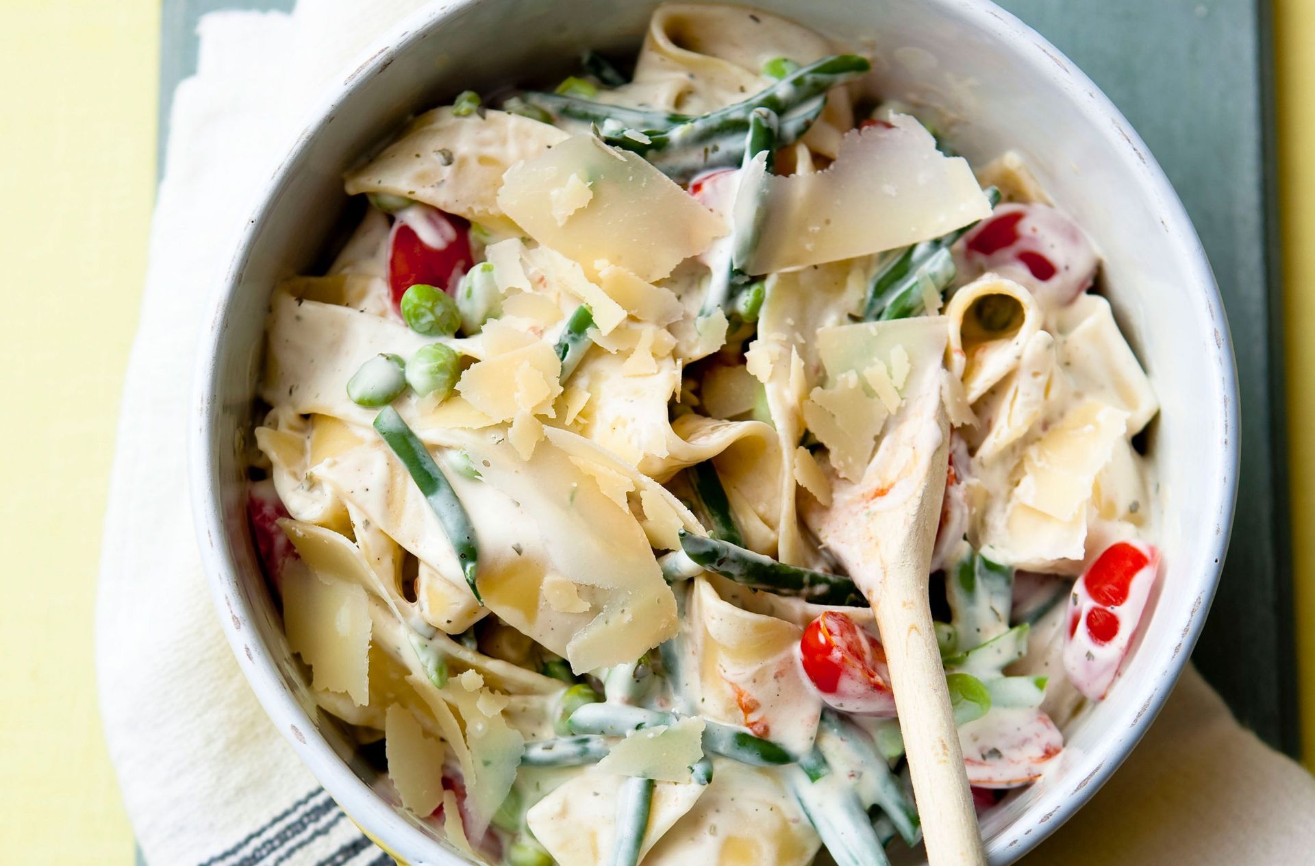 Pappardelle primavera Italian Recipes GoodtoKnow