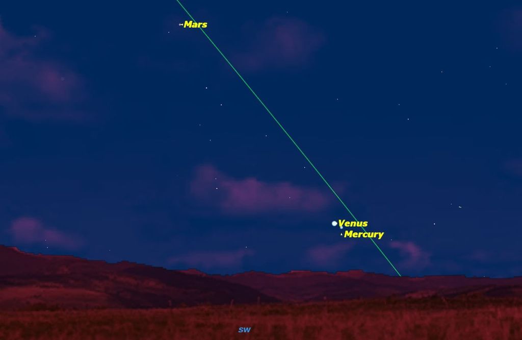 Venus Points the Way to Mercury in Night Sky This Week | Space