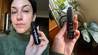 Jenna Igneri holds Klur Unseasonal Kind Lipid Replenishment Oil