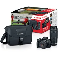 Canon EOS R100 + RF-S 18-45mm f/4.5-6.3 IS STM + RF 75-300mm f/4-5.6 Canon EOS R100 + RF-S 18-45mm f/4.5-6.3 IS STM + RF 75-300mm f/4-5.6