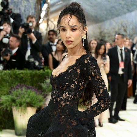 Zo&euml; Kravitz wearing Saint Laurent at the 2026 Met Gala 