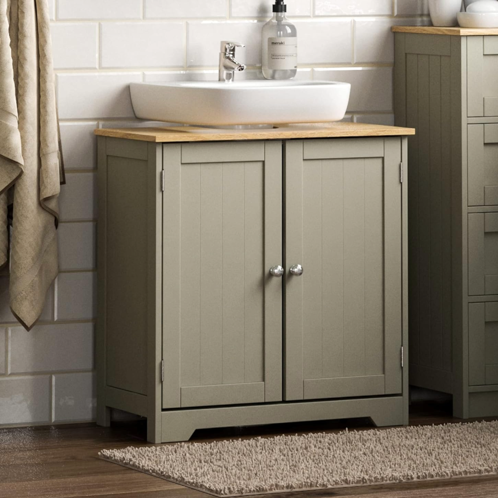 Under Sink Bathroom Cabinet Floor Standing Storage