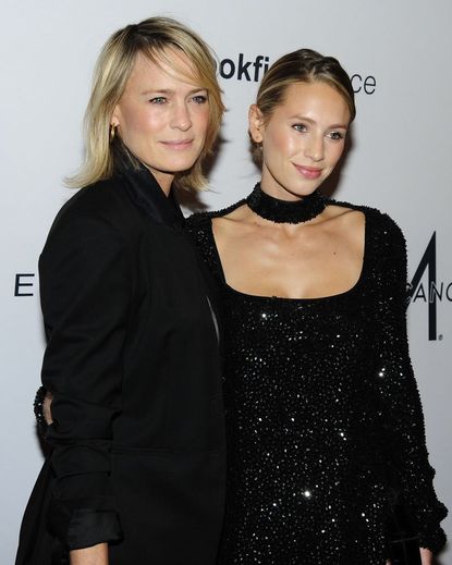 Robin Wright and Dylan Penn 