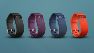 The Fitbit Charge tracker.