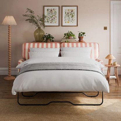 Dunelm Beatrice II Woven Stripe Sofa Bed 