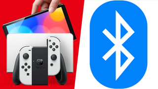 Nintendo Switch and Bluetooth logo