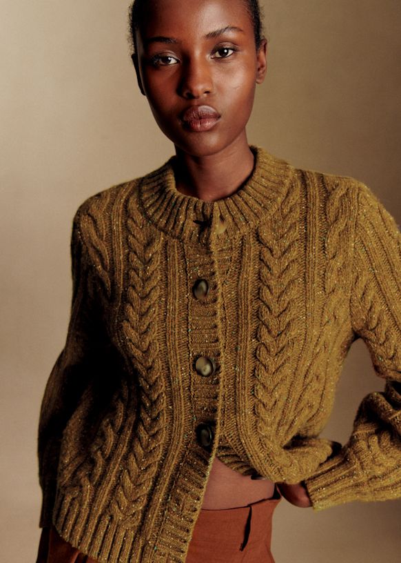 Andine Jumper - Gold - Wool - S&amp;eacute;zane