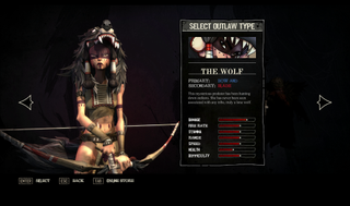 The Wolf is nimble and allows for quick swings between aggression and stealth.