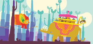 The visually rich world of Richard Hogg’s new game Hohokum encourages curiosity and an explorative spirit in its players