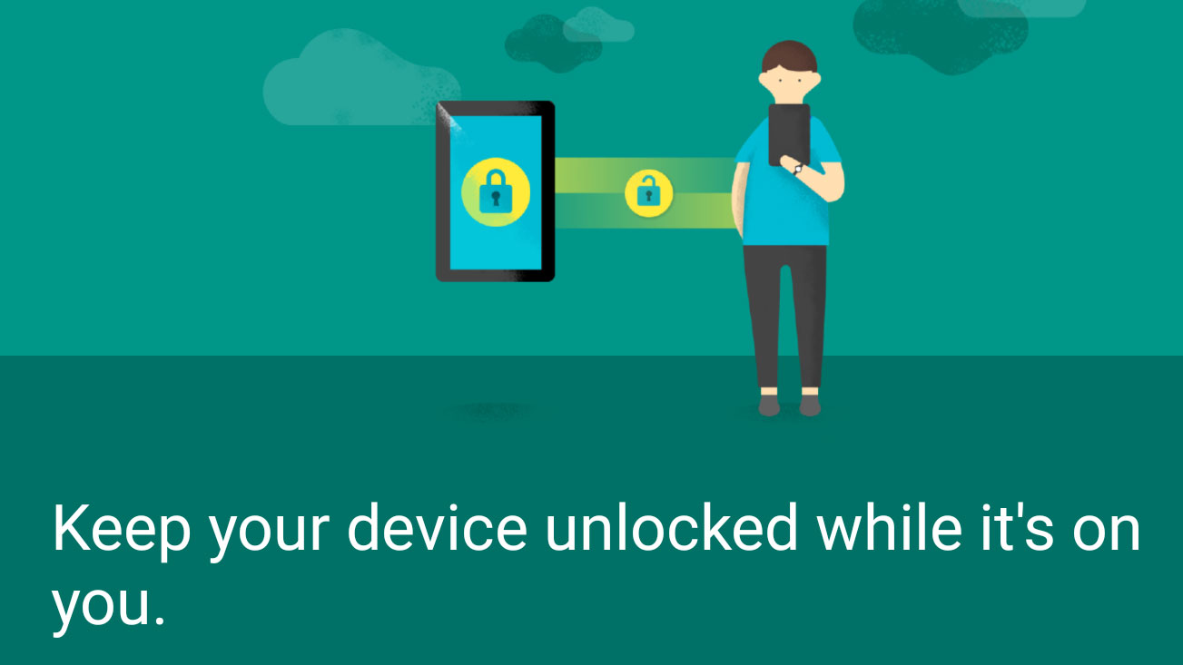 Android on-body unlock