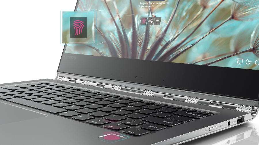 Lenovo Yoga 910 fingerprint sensor