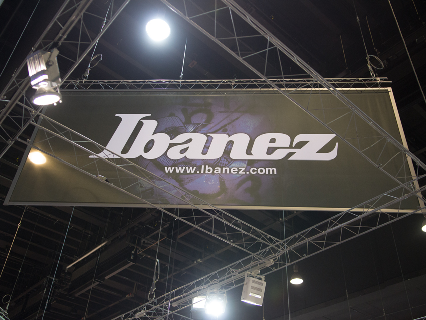 Musikmesse 2014: Ibanez stand