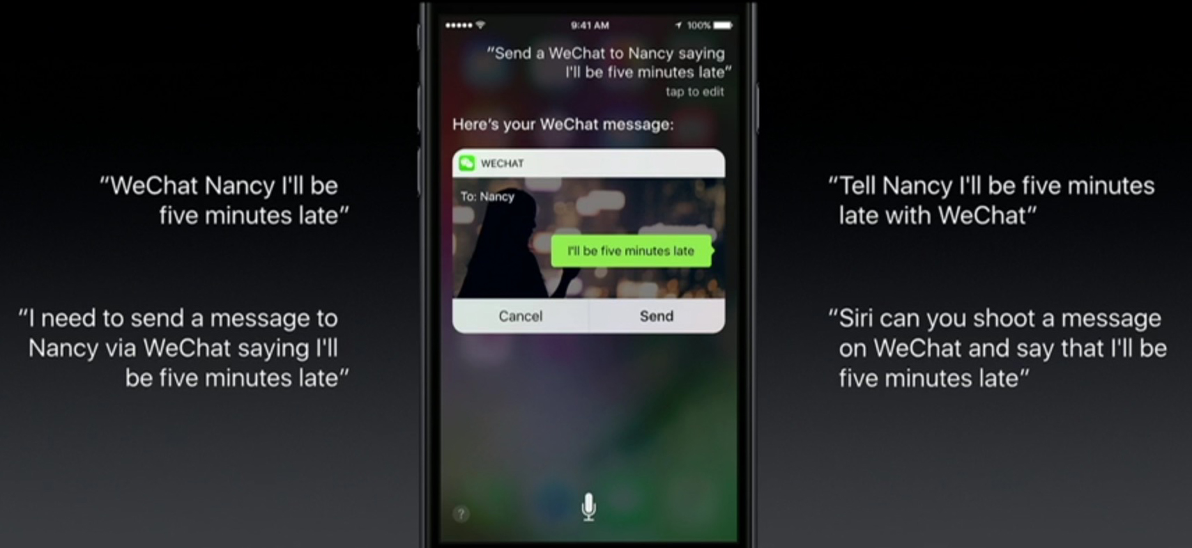 Сири с блокировкой экрана. Calls and messages by Siri.