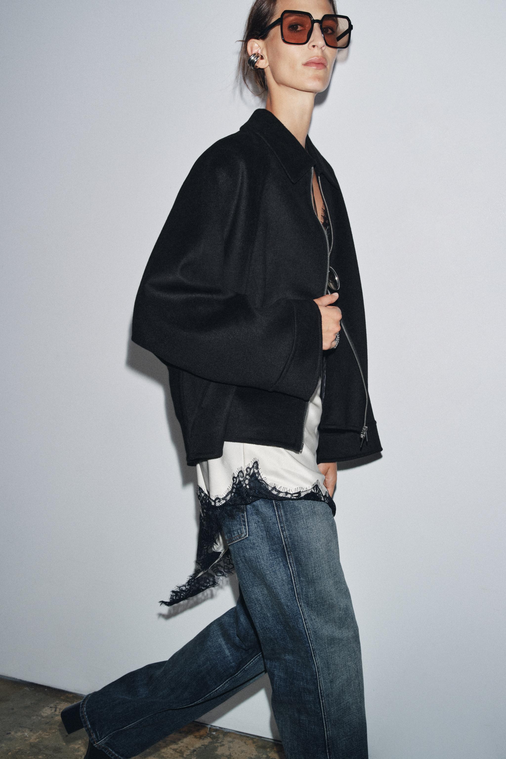 Wool Zip Jacket Zw Collection