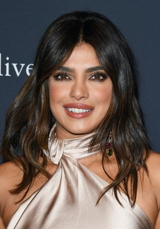 Priyanka Chopra attends the Pre-GRAMMY Gala and GRAMMY Salute to Industry Icons Honoring Sean "Diddy" Combs at The Beverly Hilton Hotel on January 25, 2020 in Beverly Hills, California