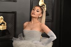  Ariana Grande attends the 62nd Annual Grammy Awards at Staples Center on January 26, 2020 in Los Angeles, CA.