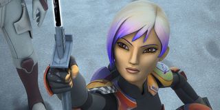 Sabine Wren on Star Wars Rebels