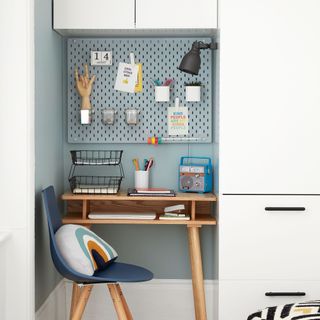 home office with wardrobes