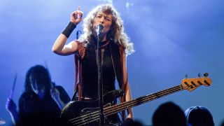 Melissa Auf Der Maur performs at Highline Ballroom on March 3, 2011 in New York City.