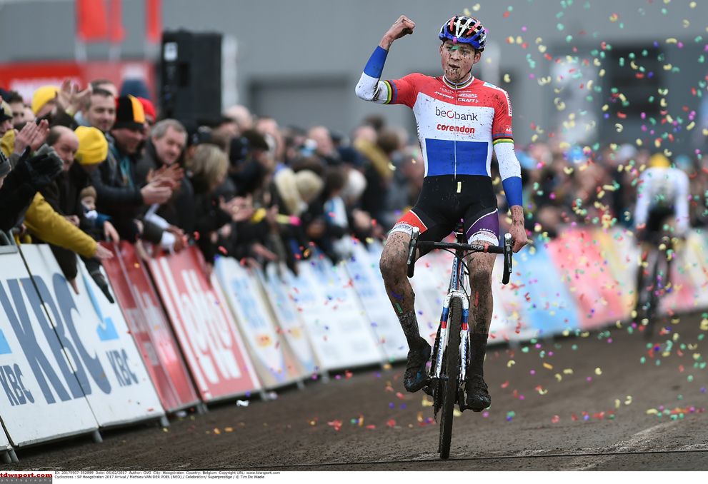 Mathieu van der Poel (Beobank-Corendon) wins in Hoogstraten