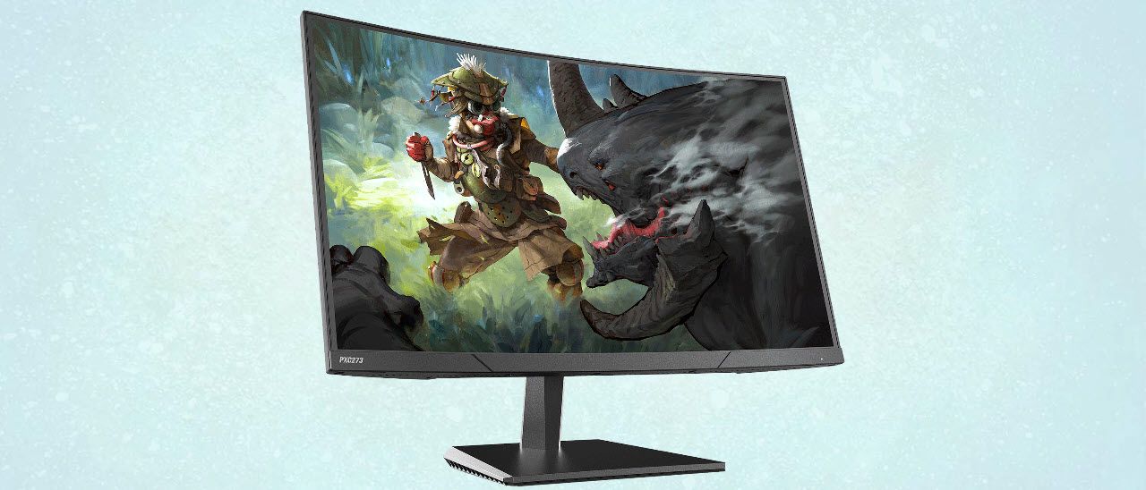 ディスプレイ・モニター Pixio PXC273 ゲーミングモニター ブラック