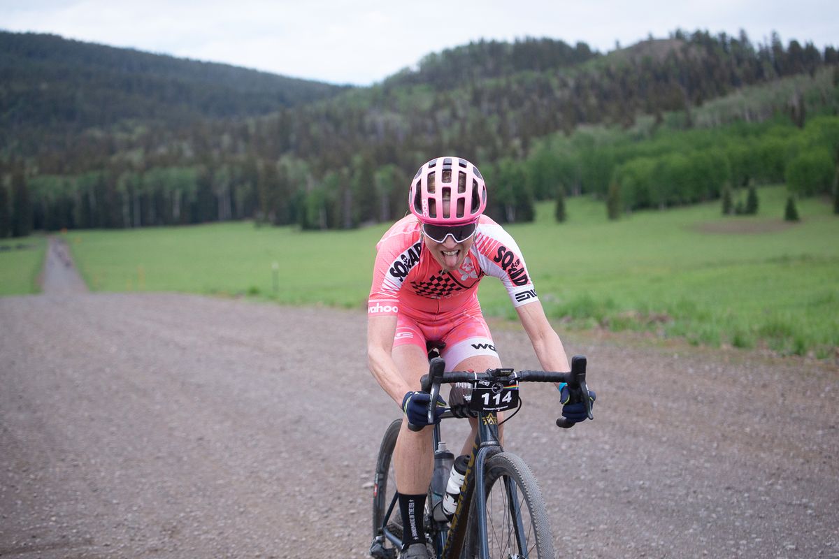 Sara Max 3rd on the day TTs the scarce flat-ish section.