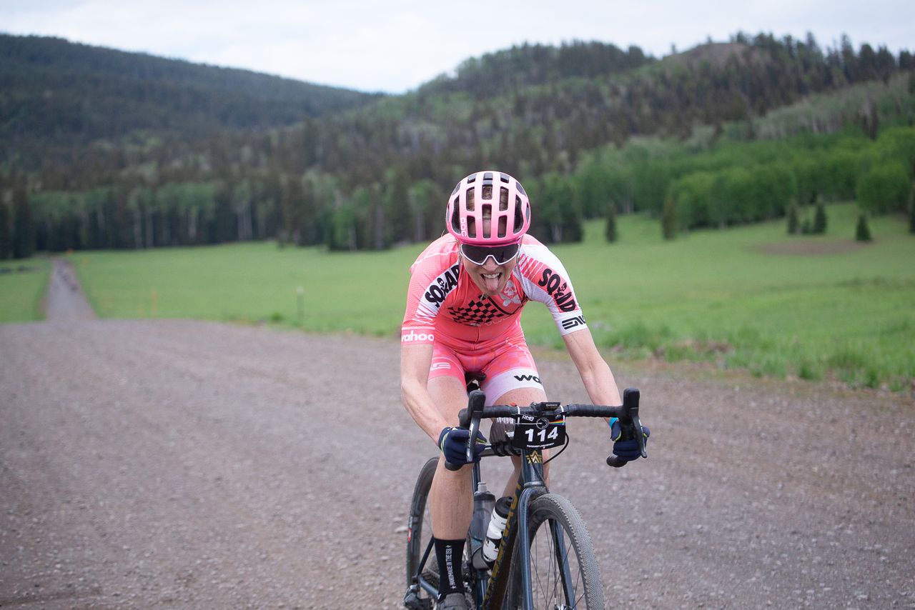 Sara Max 3rd on the day TTs the scarce flat-ish section.