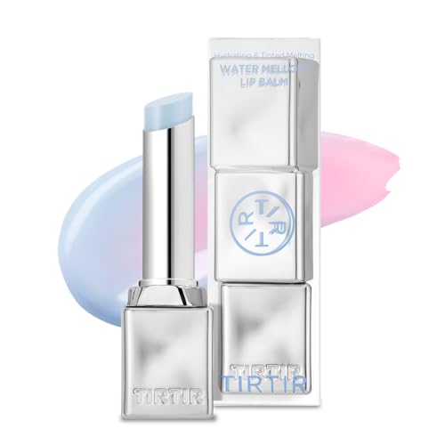 Tirtir Water Mellow Lip Balm, 01 Icy Blue, 0.11 Fl Oz &amp;ndash; Ph Color Changing Organic Korean Lip Care, Lightweight Deep Hydration Lip Moisturizer for Women Men, Paraben Free
