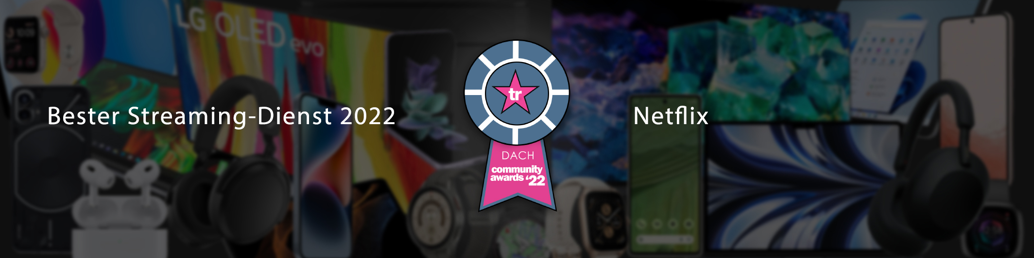 Der Gewinner der Kategorie Bester Streamingdienst 2022 ist Netflix