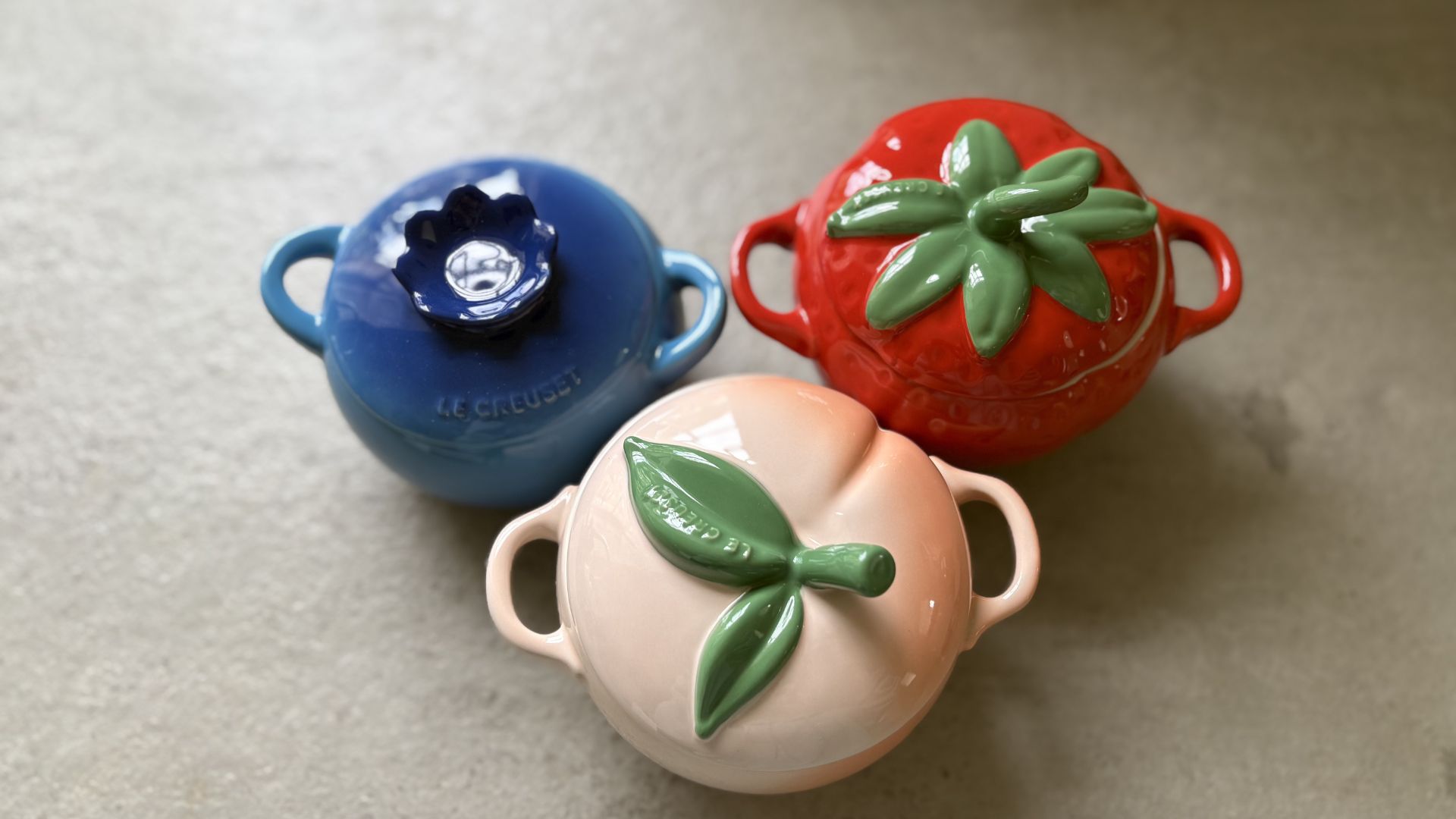 The Le Creuset Summer Fruit Cocotte collection