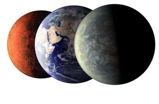 earth-sized planets. The Kepler space telescope has spied evidence of two Earth-sized worlds in a star system 950 light-years away.