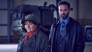 BRENDA BLETHYN as DCI Vera Stanhope and DAVID LEON as DI Joe Ashworth in Vera season 14