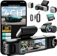 Botslab G980H 4-Channel Dashcam with hardwire kit Botslab G980H 4-Channel Dashcam with hardwire kit