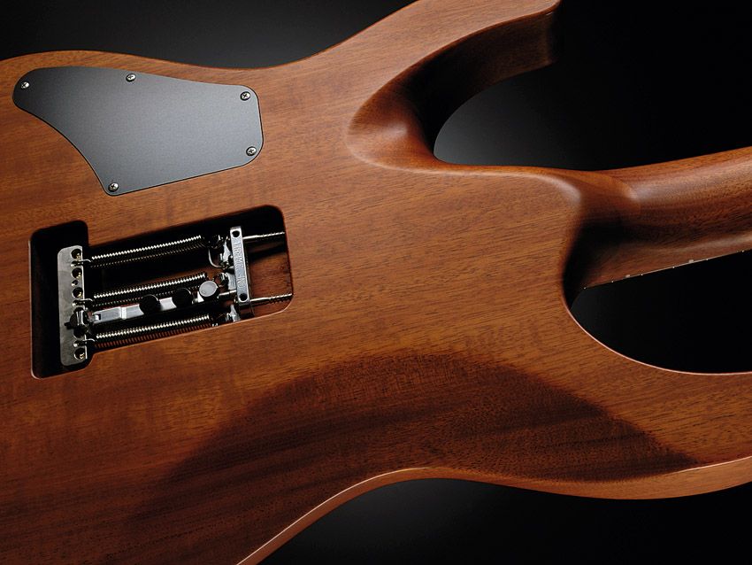 The Tremol-No system allows you to lock off the vibrato for hardtail action