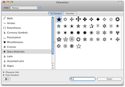 Characters