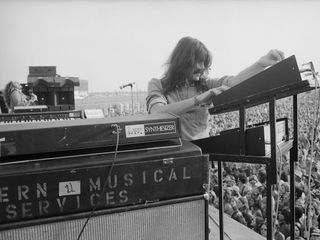 Jon Lord: now that's a stack of keyboards.