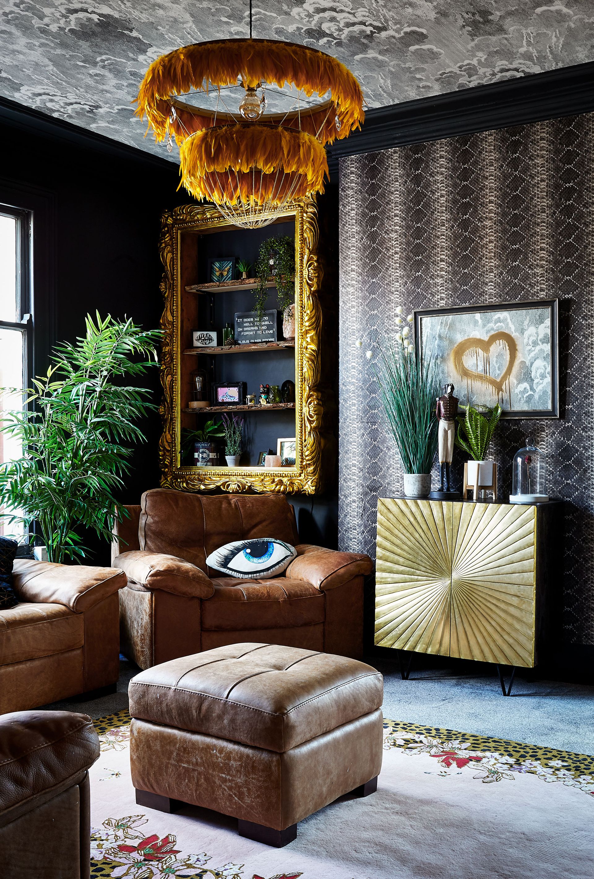 8 Black Living Room Ideas To Tempt You Over To The Dark Side Real Homes 