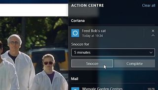 Windows 10 Action Centre