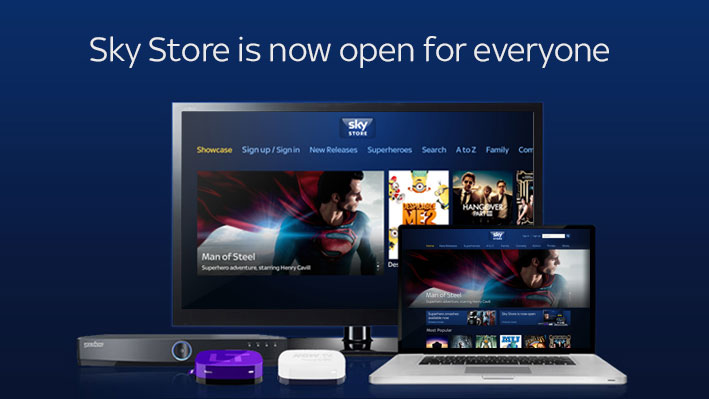 Sky launches pay-per-view movie store for all