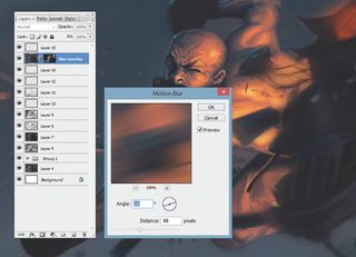 How to draw a knockout action scene