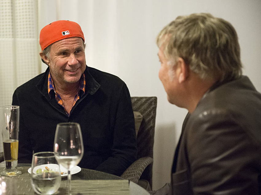 In conversation: Chad Smith with Alex Lifeson - in pictures
