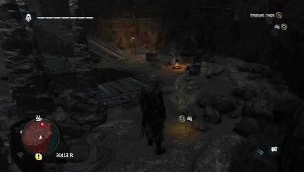 Black Flag Buried Treasure No. 7 location