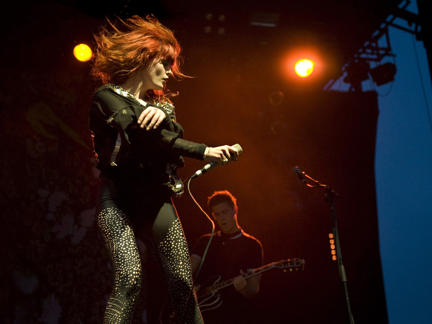 Florence and the Machine on stage in Australia last month.