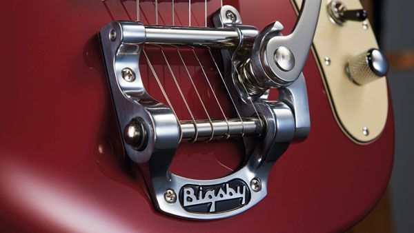 The Bigsby offers two semitones of waggle: it's an unusual choice for a Manson, but it works