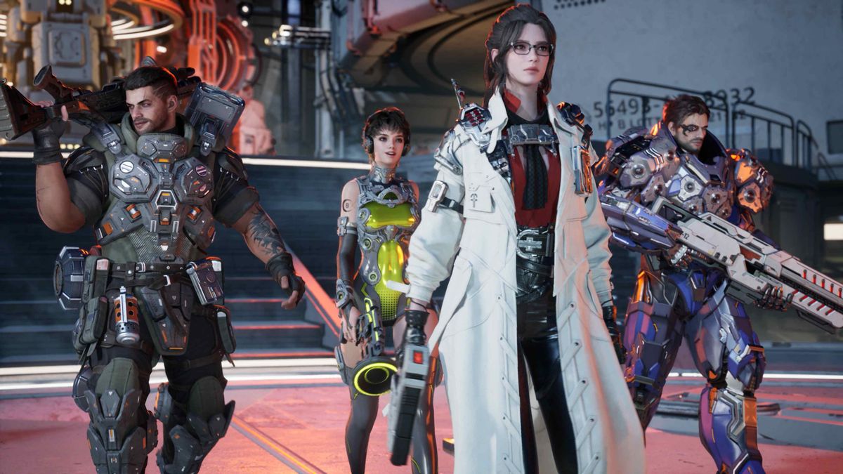 Screenshot of The First Descendant: Season 1 "Invasion."