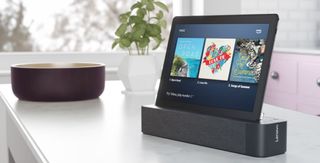 Lenovo Tablet Smart Tab M10 Docked Lifestyle