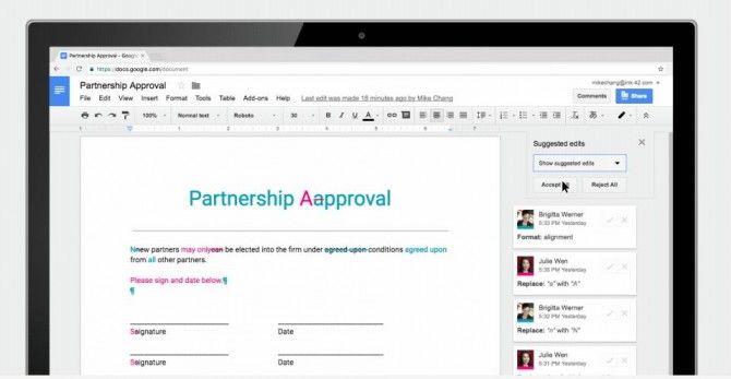 Google Docs Adds Track Changes Update We Ve Been Waiting For