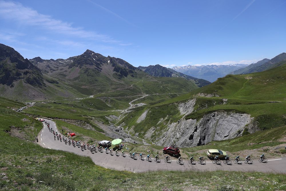 The Pyrenees provided the playground for the Tour de France.