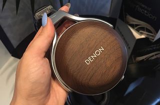 Denon claims the AH-D7200's wooden housing will aid better sound